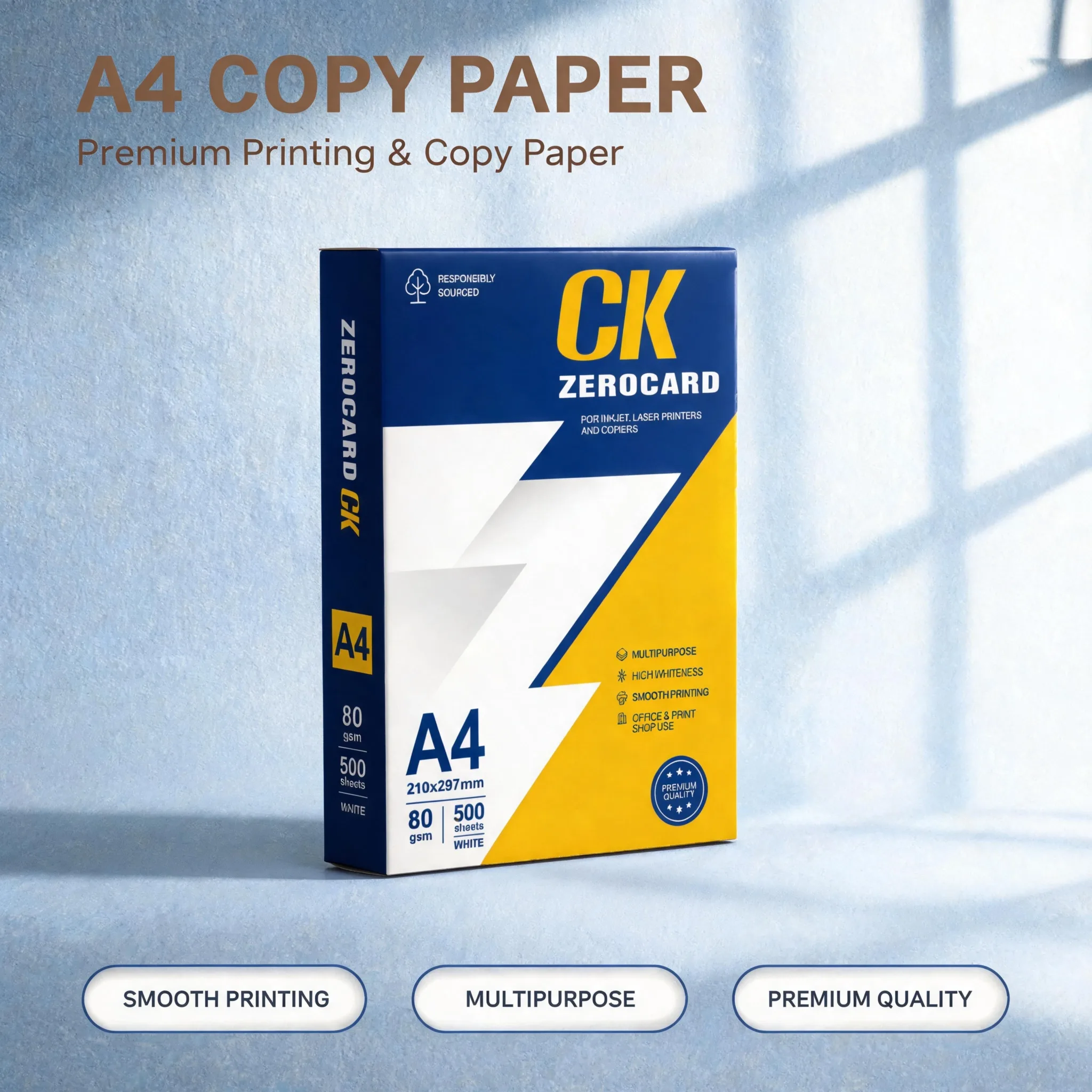 Fornecedores de Papel para Impressão A4 | Papel para Fotocopiadora A4 à Venda | Papel para Cópia A4 a Granel